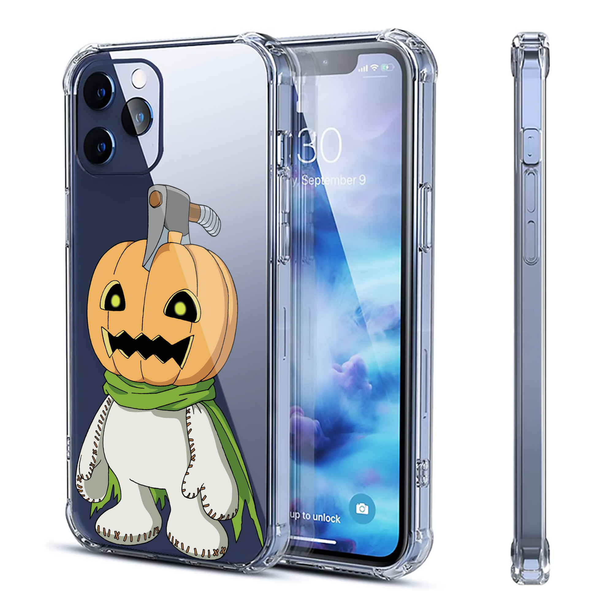 （画像用） Digimon デジタルモンスター/デジモン 【iPhone 12シリーズ対応】透明スマホケース（クリアソフトケース）